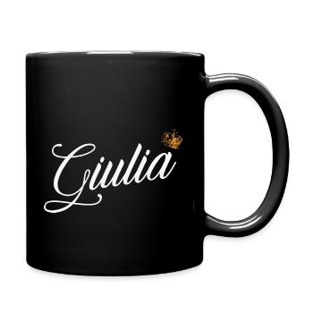 Giulia Custom Name for Women Kids Toddlers - - Full Colour Mug - black - Right
