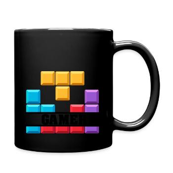 Spieler - Tasse einfarbig - Schwarz - Rechts