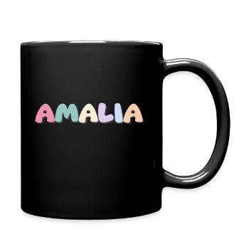 Name - Amalia - Full Colour Mug - black - Right