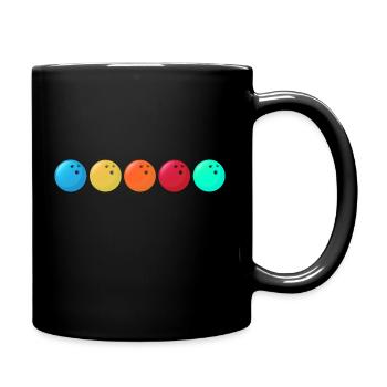 bowling bowlingteamkleidung strike bowlingbahn - Tasse einfarbig - Schwarz - Rechts