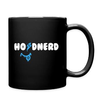 Hoodnerd blue - Full Colour Mug - black - Right