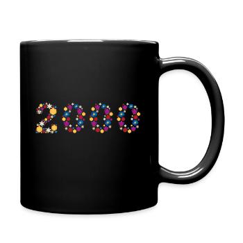 Fleurs 2000 - Mug uni - noir - Droite