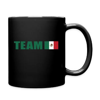 Support-Team Mexiko - Tasse einfarbig - Schwarz - Rechts