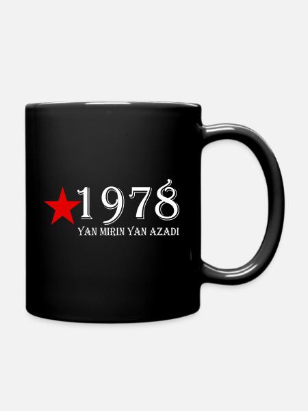 Kurdistan Kurden 1978 Van Mirin Van Azadi Design - Tasse einfarbig - Schwarz