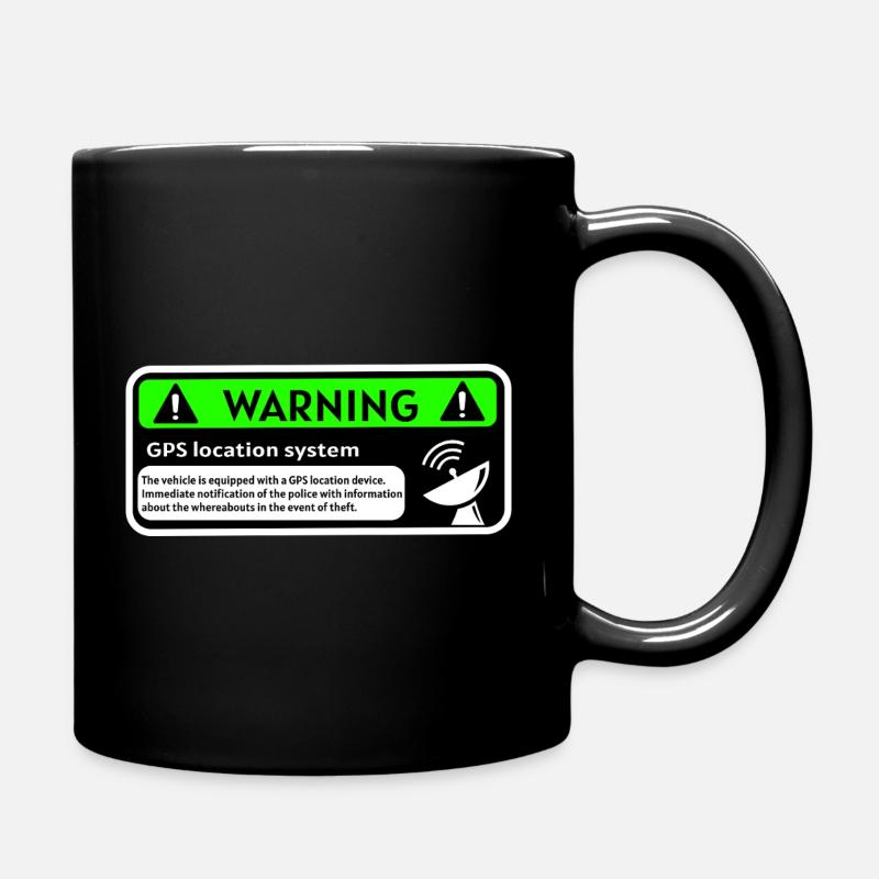 GPS-Tracker - Tasse einfarbig - Schwarz