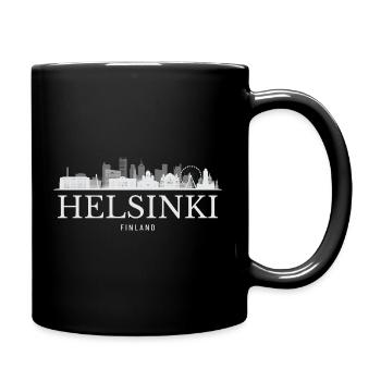 Helsinki Skyline, Helsinki, Finlande - Mug uni - noir - Droite