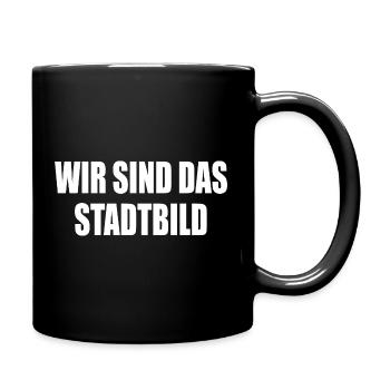 Nous sommes le paysage urbain - Mug uni - noir - Droite