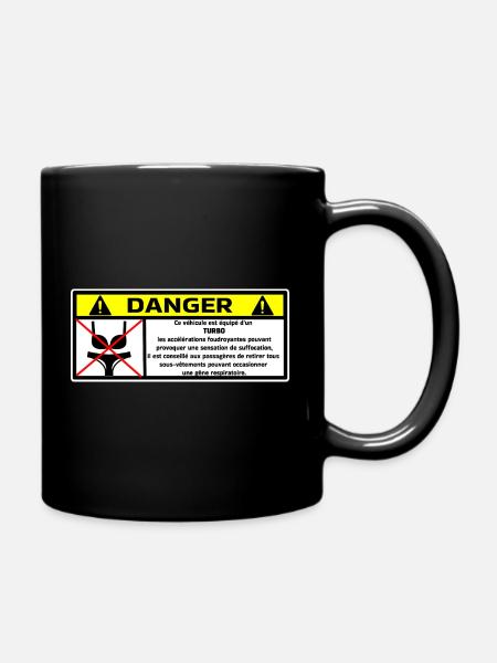 Sticker - Full Colour Mug - black