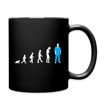 Développement du bébé à l’allaitement - Mug uni - noir - Droite