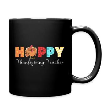Thanksgiving Enseignant Enseignant - Mug uni - noir - Droite