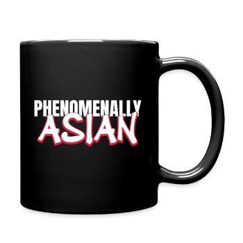 Phenomenally Asian Heritage Empowerment Art - Tasse einfarbig - Schwarz - Rechts