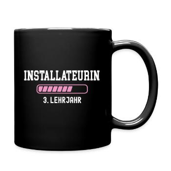 Apprentissage de plombier 3 ans - Mug uni - noir - Droite