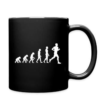 COURSE DE JOGGING – PUISSANCE DE COURSE ! COURSE DE MARATHON - Mug uni - noir - Droite