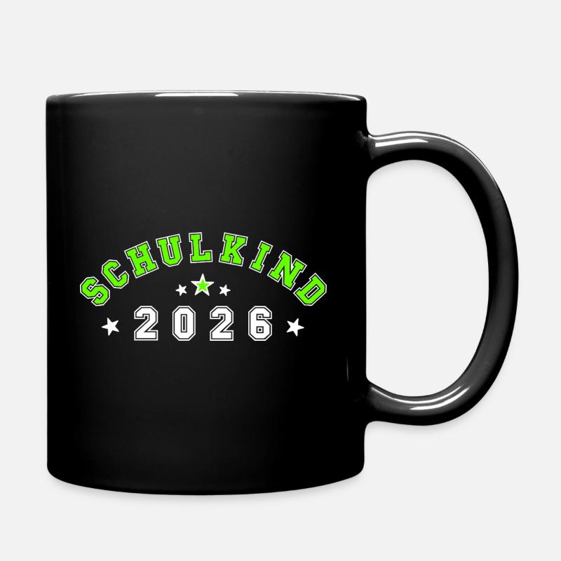 Schulkind 2026 - Tasse einfarbig - Schwarz