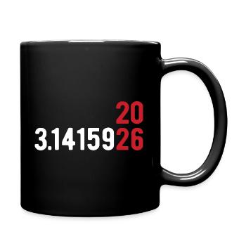 Pi Day 2026 avec le jeu des chiffres | Numéro de district 3.1415 - Mug uni - noir - Droite