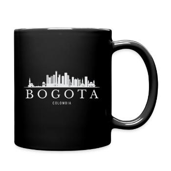 Skyline von Bogotá, Bogotá, Kolumbien - Tasse einfarbig - Schwarz - Rechts