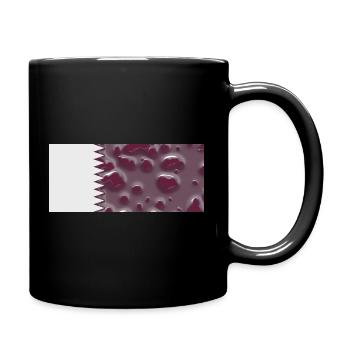 Qatar as a country - Full Colour Mug - black - Right