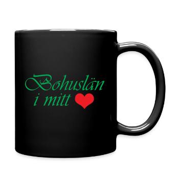Bohuslän in my heart - Full Colour Mug - black - Right