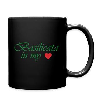 Basilicata in my heart - Full Colour Mug - black - Right