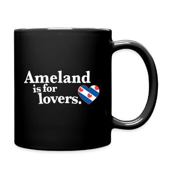 Ameland Lovers - Friesland I - Tasse einfarbig - Schwarz - Rechts