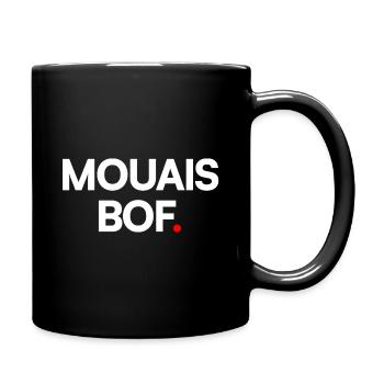JA, ALSO. – Minimalistische Humorreaktion - Tasse einfarbig - Schwarz - Rechts