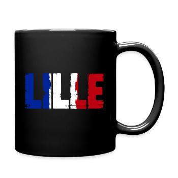 Lille Frankreich - Tasse einfarbig - Schwarz - Rechts