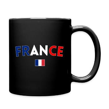 Drapeau France Cadeau Homme Femme France Cadeau - Mug uni - noir - Droite