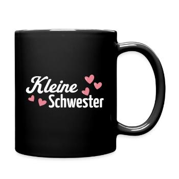 kleine Schwester - Full Colour Mug - black - Right