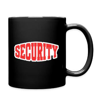 Sécurité - Mug uni - noir - Droite