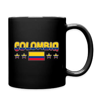Colombian Flag Colombia Flag - Full Colour Mug - black - Right