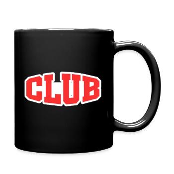 Club - Tasse einfarbig - Schwarz - Rechts