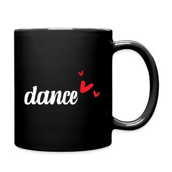 Tanzlehrer - Tasse einfarbig - Schwarz - Rechts
