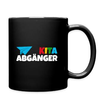 Kita Abgänger  - Tasse einfarbig - Schwarz - Rechts