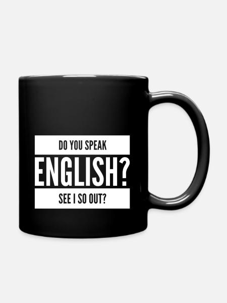 witziger Spruch - Tasse einfarbig - Schwarz