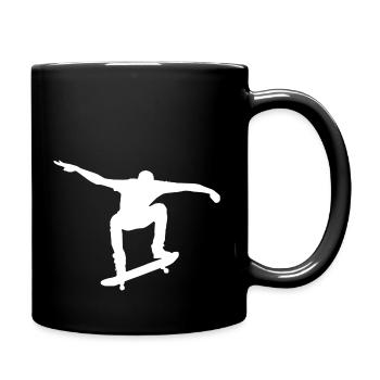 Skater skating - Full Colour Mug - black - Right