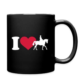 J'aime rouler - Mug uni - noir - Droite