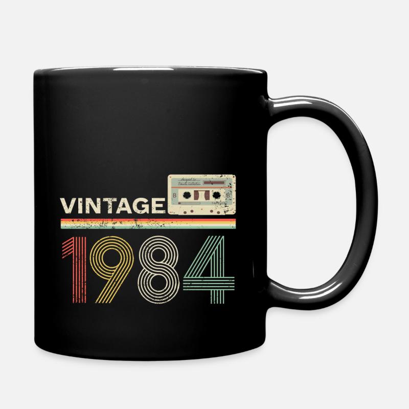 Cassette vintage 1984 - Mug uni - noir