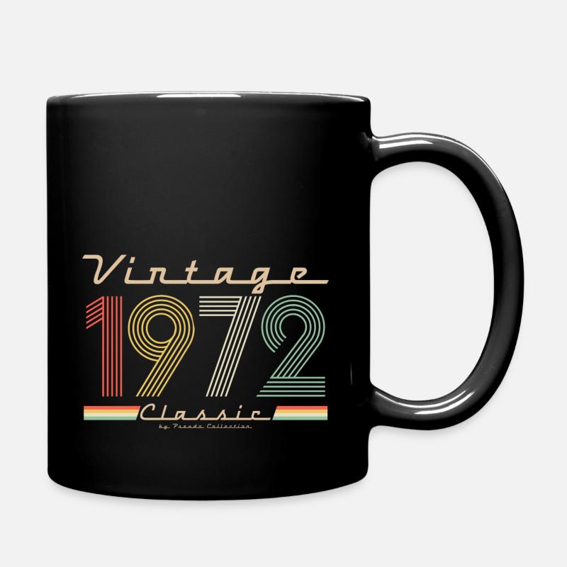 Vintage Classic 1972 - Full Colour Mug - black