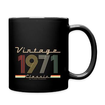 Millésime classique 1971 - Mug uni - noir - Droite