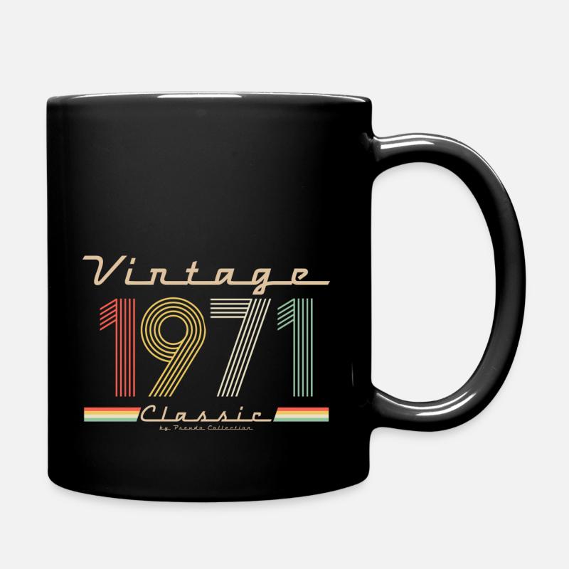 Vintage Classic 1971 - Full Colour Mug - black