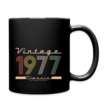 Millésime classique 1977 - Mug uni - noir - Droite