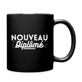 Nouveau diplômé. cadeau remise de diplôme - Mug uni - noir - Droite