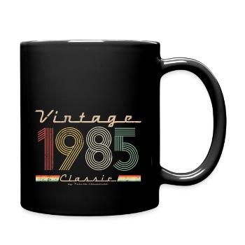 Vintage classique 1985 pseudo rétro année de naissance - Mug uni - noir - Droite