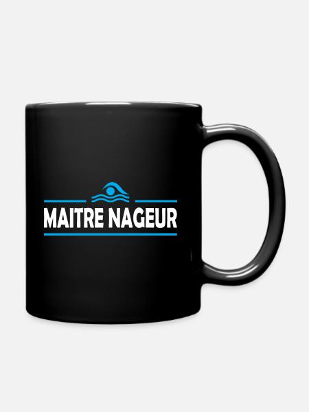 Maître nageur - Mug uni - noir