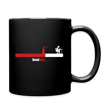 Entwickler Deadline Programmer Informatiker Coder - Tasse einfarbig - Schwarz - Rechts