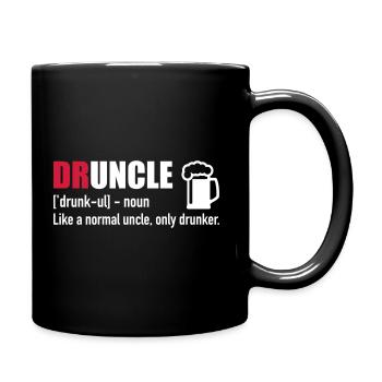 uncle - Full Colour Mug - black - Right