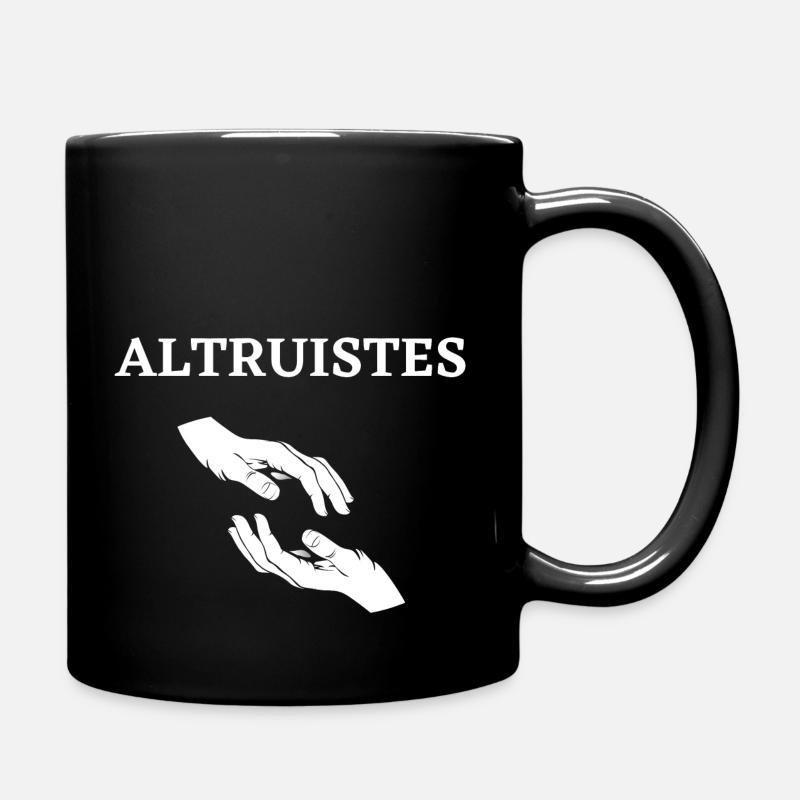 ALTRUISTEN - Tasse einfarbig - Schwarz