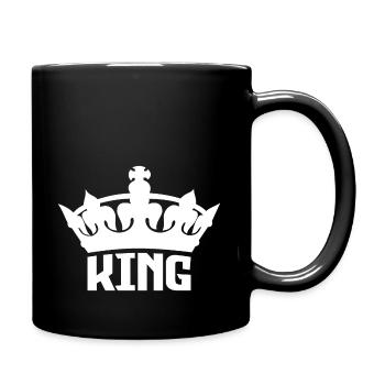 King & Queen | King - Mug uni - noir - Droite