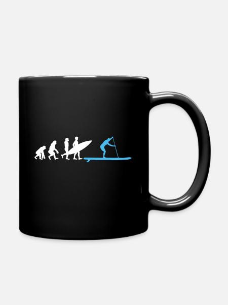 Stand Up Paddle Paddling SUP Evolution - Tasse einfarbig - Schwarz
