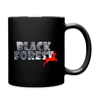 Black Forest - Tasse einfarbig - Schwarz - Rechts